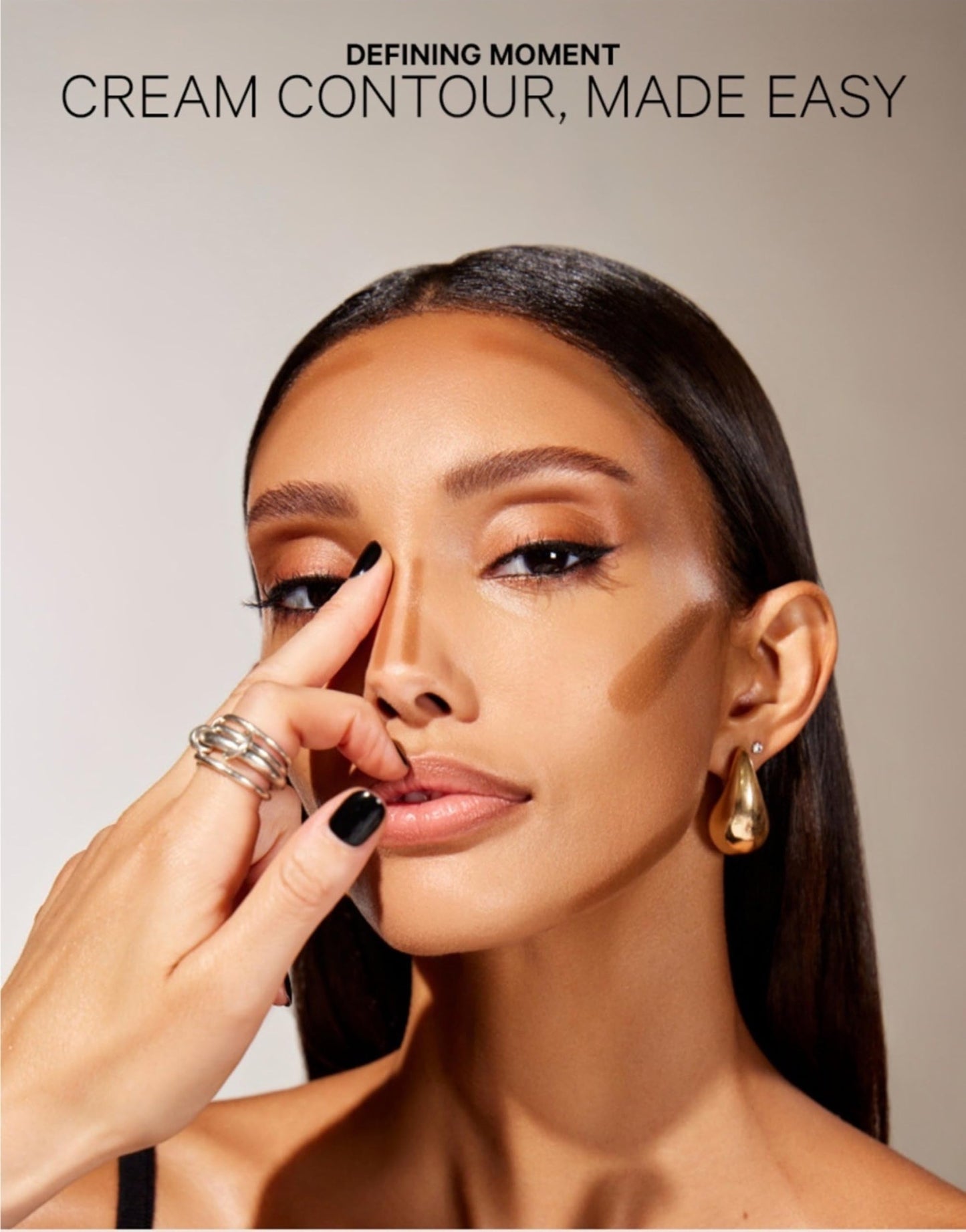 Kevyn Aucoin The Contrast Stick, Chiseled color (medium golden brown, warm undertone): A contour makeup crayon for adding angles, depth, structure and definition. All-day pigments. Made in Italy.