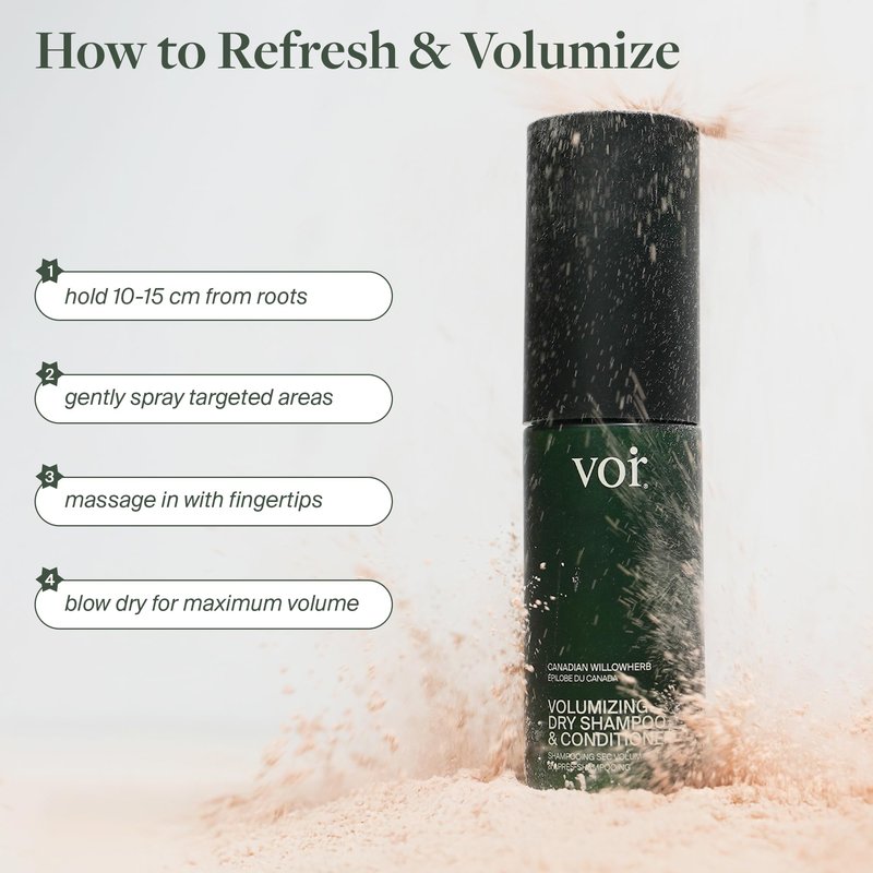 Voir Haircare She's Like The Wind Invisible Dry Shampoo & Conditioner