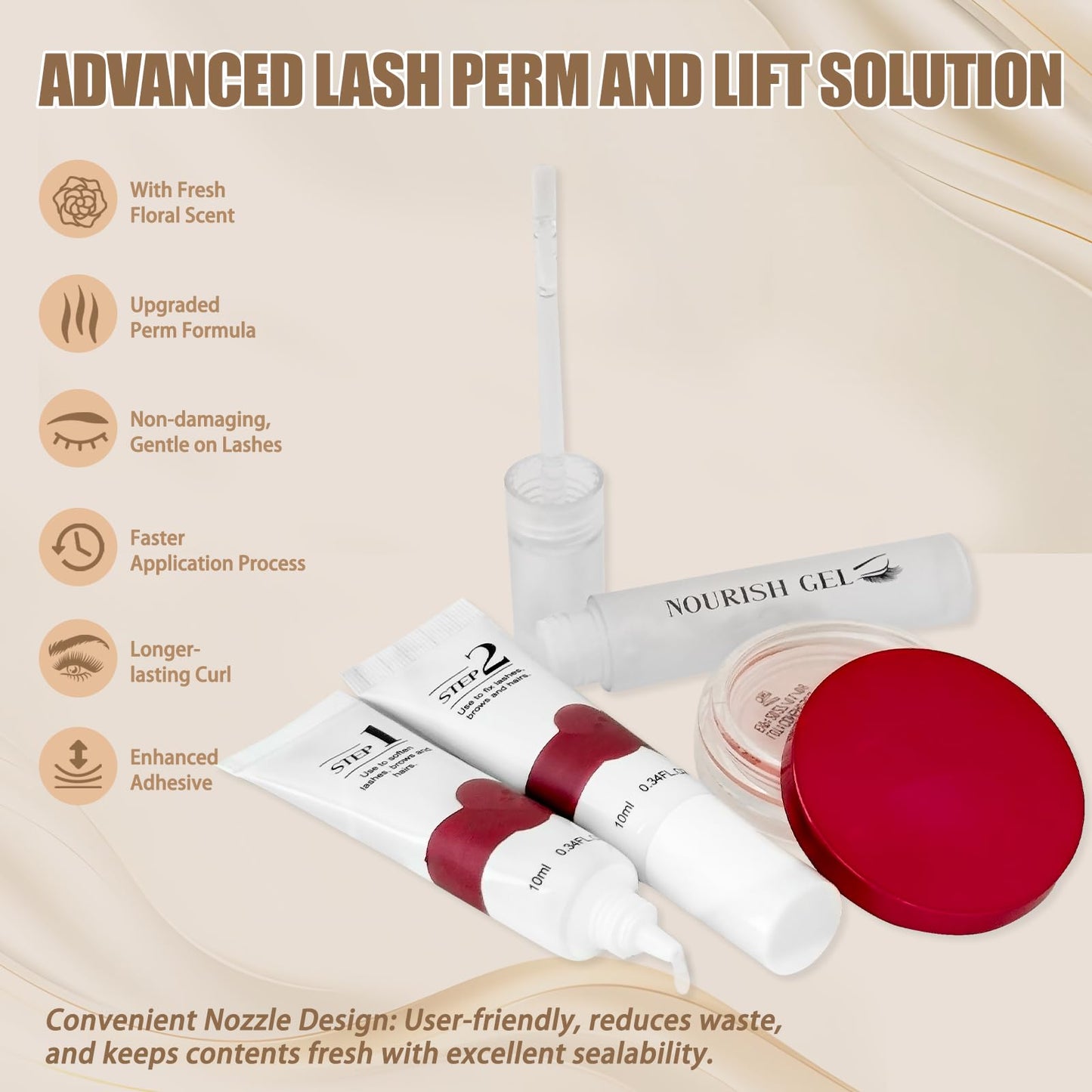 Lash Lift Kit, 2026 Upgraded Eyelash Perm Kit with Lasting Curling, Perming, Lifting & Natural Look, Semi-Permanent Salon Grade DIY Curling Perming Wave, Easy for Beginner & Professional