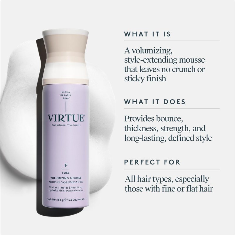 Virtue Full Volumizing Hair Mousse