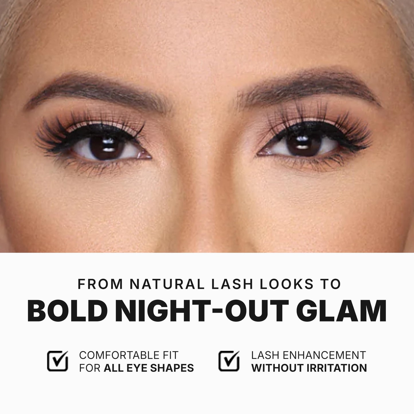 Luna Magic Bebesita Faux Mink Wispy Lashes with Soft Band, Reusable up to 10x, Lightweight Eye-Enhancing Design for Natural or Dramatic Eye Looks - Vegan & Cruelty-Free Eyelashes - 13MM – 3 Pair