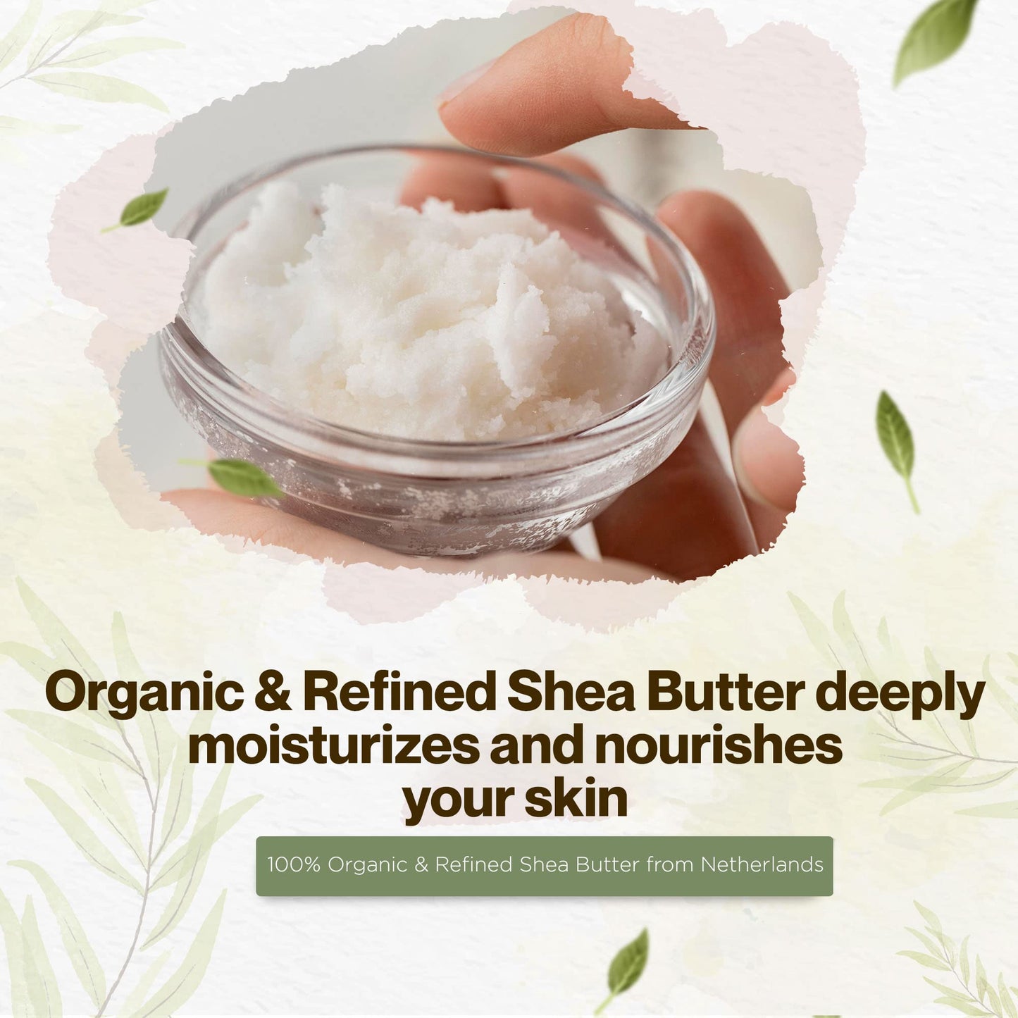 Organic Refined Shea Butter – Unscented & Smooth Texture – Premium Cosmetic Grade Shea Butter for Skincare, Hair Care, Soap Making, Lotions, Balms & DIY Formulations | France Net Wt: 0.8 kg / 1.7 lb