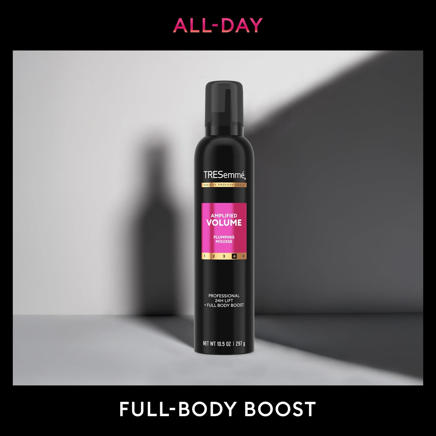 TRESemmé Plumping Mousse Total Volume for 24H Lift and Body with Pro Lock Technology 10.5 oz