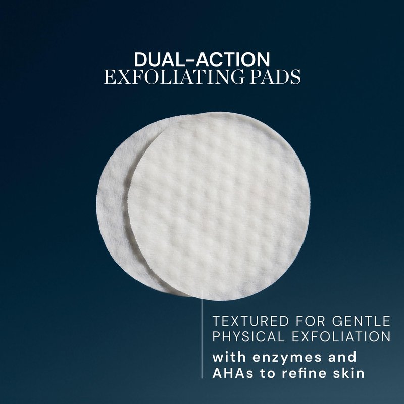 ELEMIS Dynamic Resurfacing Facial Pads, Gentle Skin Smoothing Pads, Tri-Enzyme Technology, Exfoliating Pads, Dull, Dry, Flaky Skin & Uneven Texture