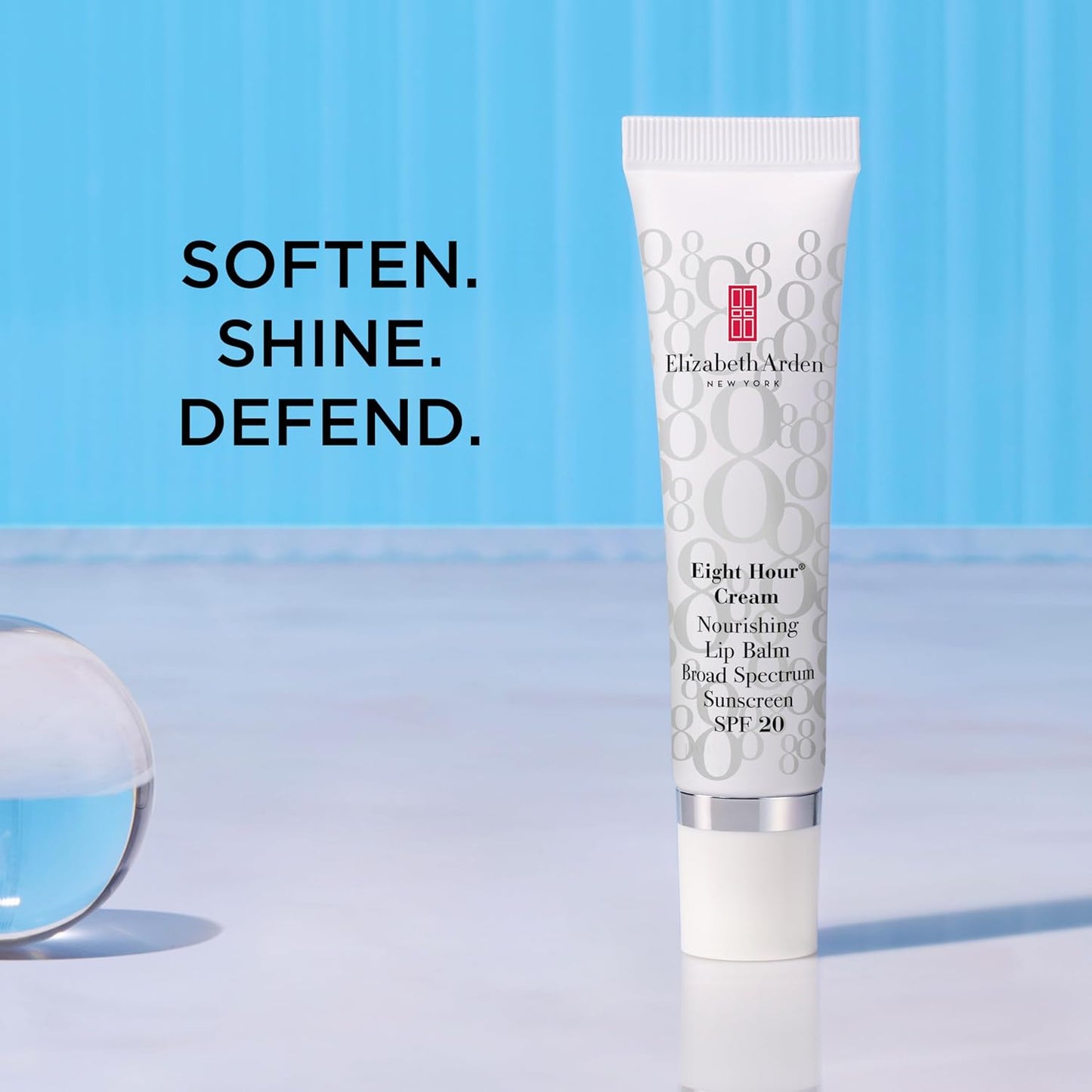 Elizabeth Arden Eight Hour Cream Lip Balm - Nourishing SPF 20 Moisturizer for Chapped Lips with Shea Butter & Vitamin E | 0.5 fl oz