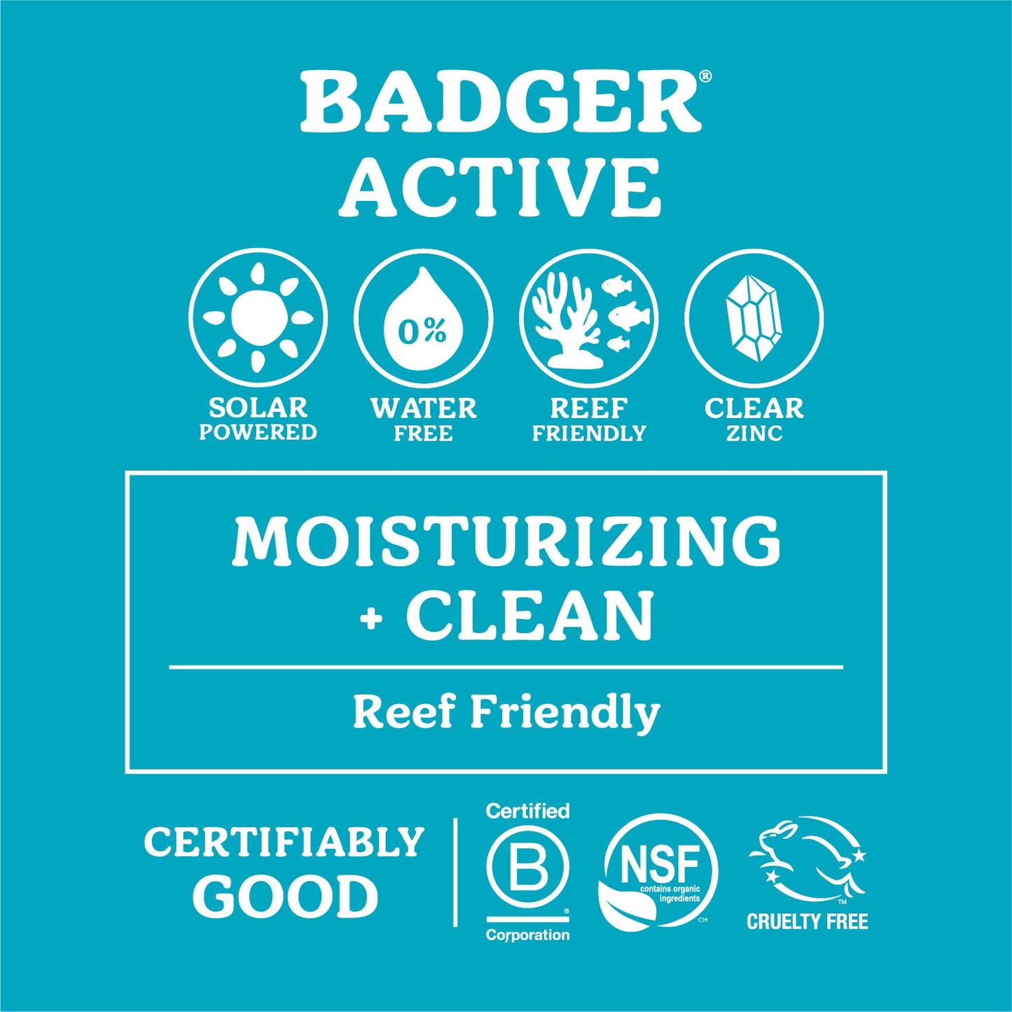 Badger SPF 30 Active Mineral Sunscreen + SPF 30 Daily Mineral Sunscreen, Reef-Friendly Sunscreen with Zinc Oxide