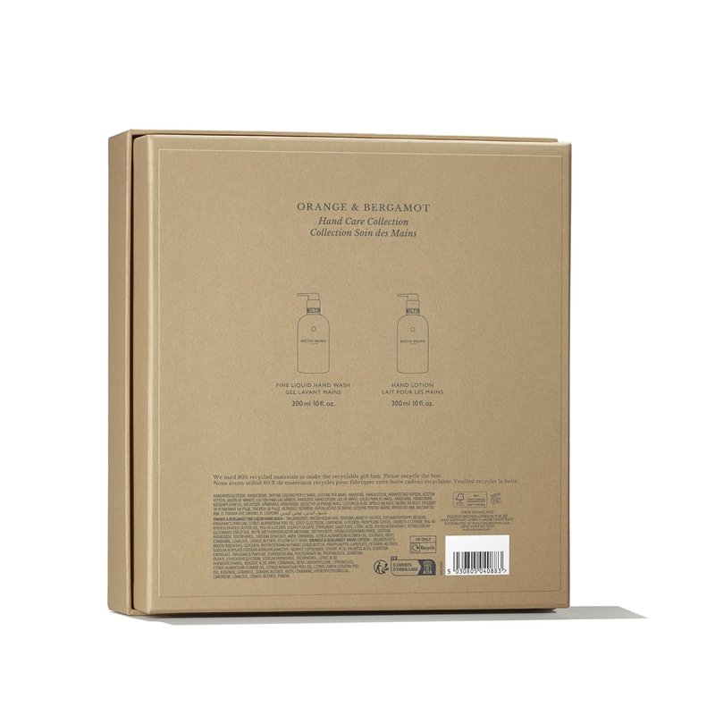 Molton Brown Orange & Bergamot Hand Care Set - Luxury Liquid Hand Wash & Lotion 2 x 10 fl. oz. | Perfect Gift for Women