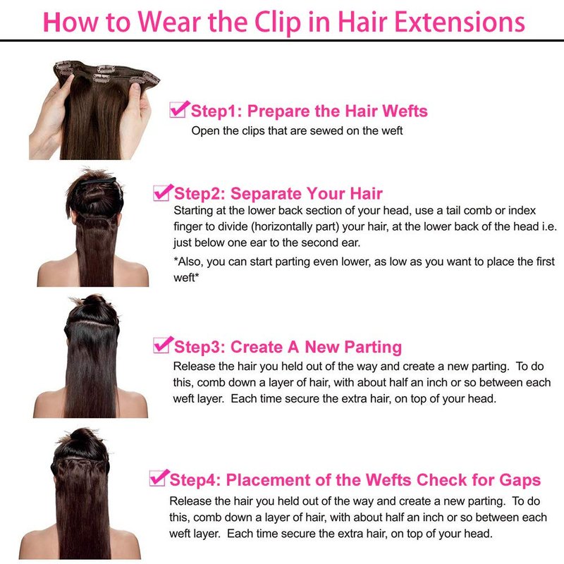 Wavy Clip in Hair Extensions Real Human Hair Urbeauty Hair Clip Ins for Black Women Human Hair Seamless Remy Body Wave Black Clip In Hair Extensions 7pcs/Set Triple Weft 12inch