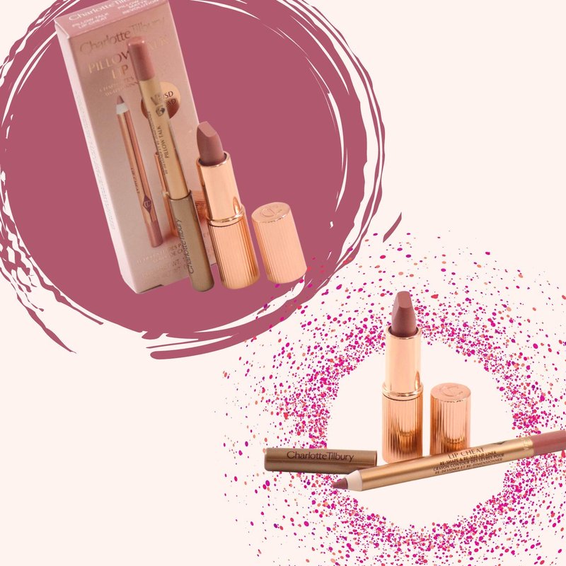 Charlotte Tilbury Pillow Talk Lipstick & Lip Liner Duo - Mini Travel Set