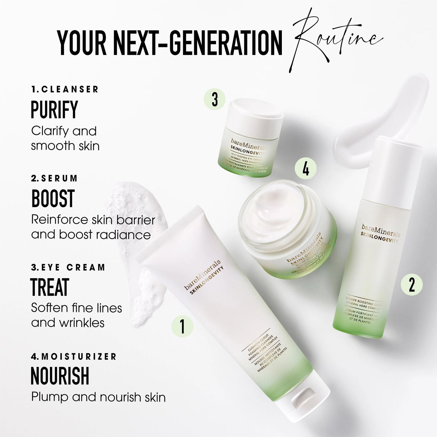 bareMinerals SKINLONGEVITY Barrier Boosting Serum, Hydrating Face Serum with Niacinamide, Strengthens Skin Barrier, Improves Texture, Suitable for All Skin Types, 30ml