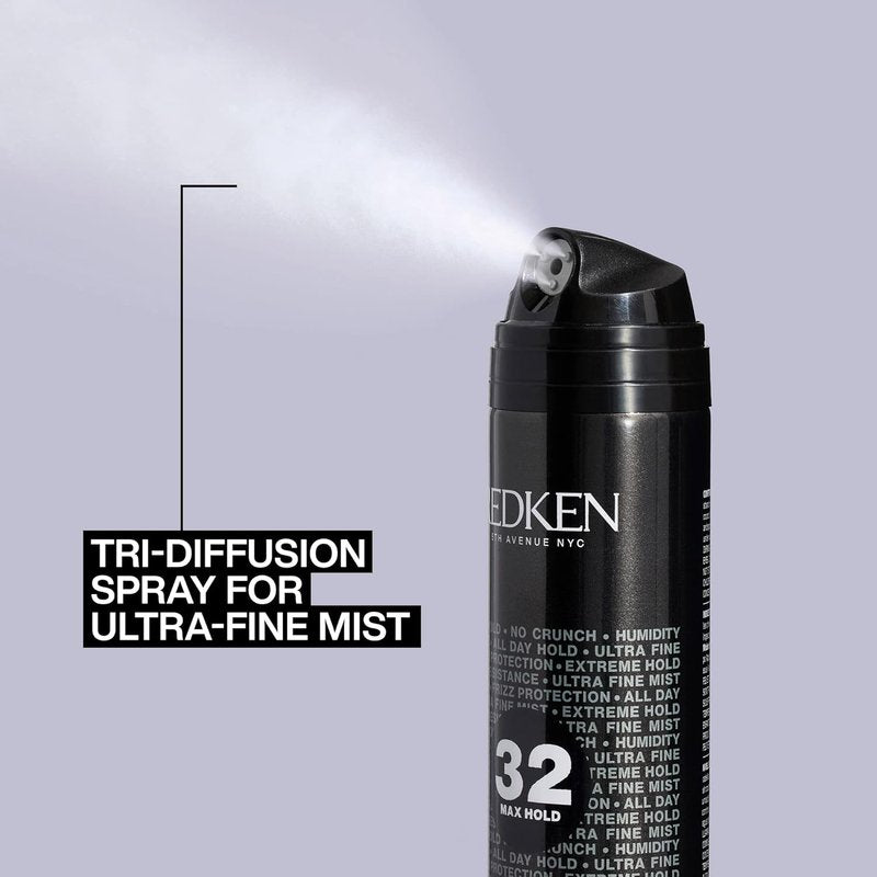 Redken Extreme Hairspray - Max Hold for All Hair Types | Long-Lasting Lift & All-Day Control