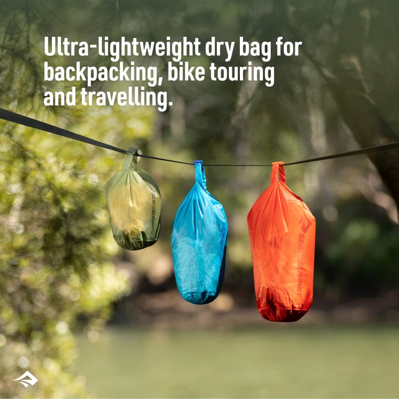 Sea to Summit Ultra-Sil Dry Bag, Ultralight Waterproof Dry Storage, 20 Liter, Atoll Blue