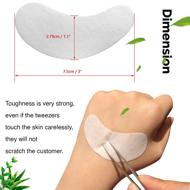 GreenLife 400 Pairs 100% Natural Eyelash Extension Under Eye Gel Pads patches kit Collagen Aloe Vera Hydrogel Eye Patches Eyelash Extension Supplies Tools, Lash Extension Supplies (100 200 400 Pairs)