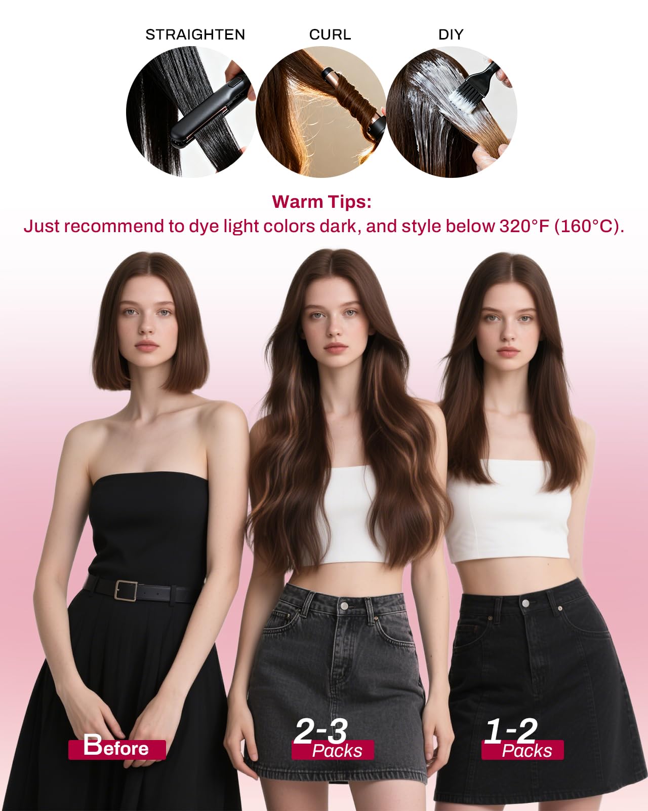 Moresoo Natural Black Clip in Hair Extensions Short Human Hair Clip in Extensions Black for Women Remy Hair Extensions Clip ins Short Double Weft 80g/5pcs 10 inch