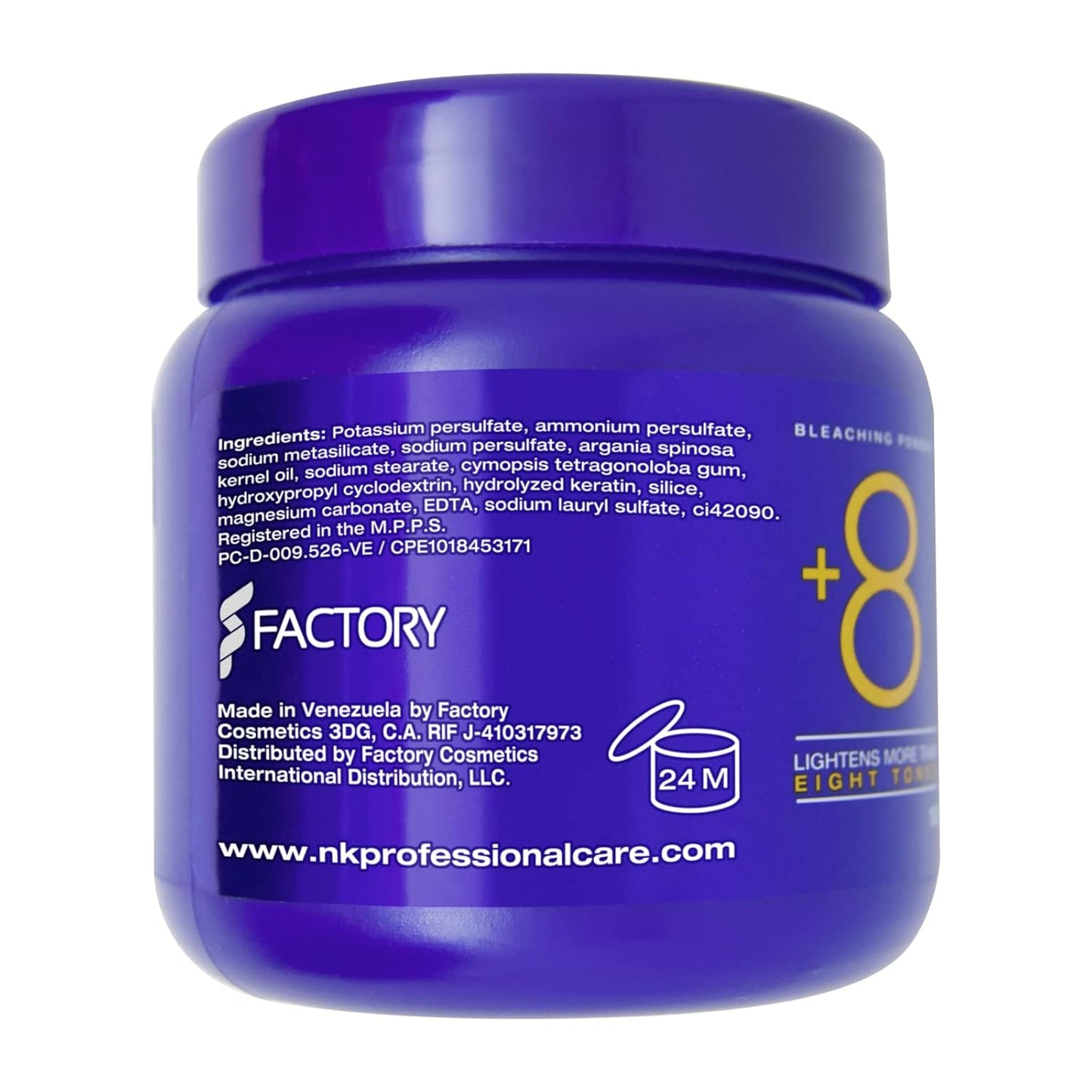 DiColor Blonde Bleaching Powder - Professional Hair Lightener | Lightens Up to 8 Shades, 180g