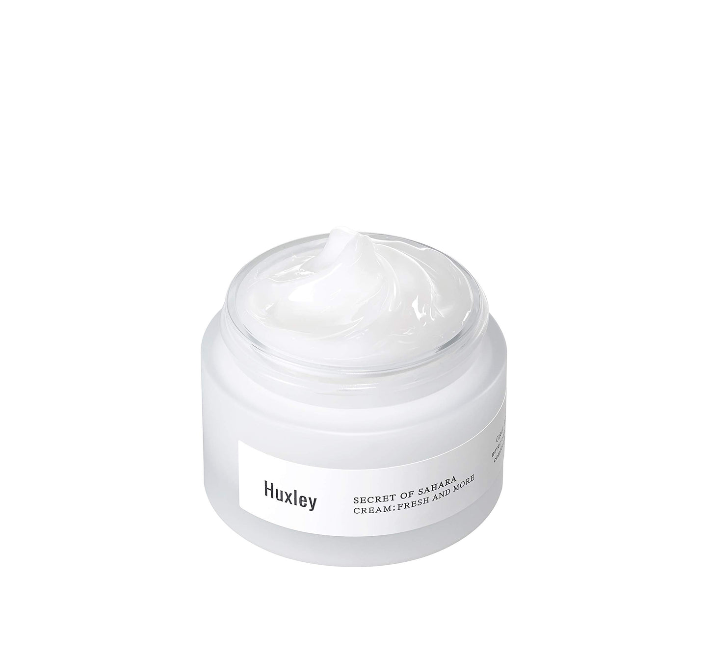 Huxley Secret of Sahara Fresh and More Cream, Lightweight Hydrating Korean Gel Face Cream, Non-Sticky Fast-Absorbing, Moroccan Cactus Water + Extract, Prickly Pear Seed Oil, 50 ml /1.69 fl. oz.