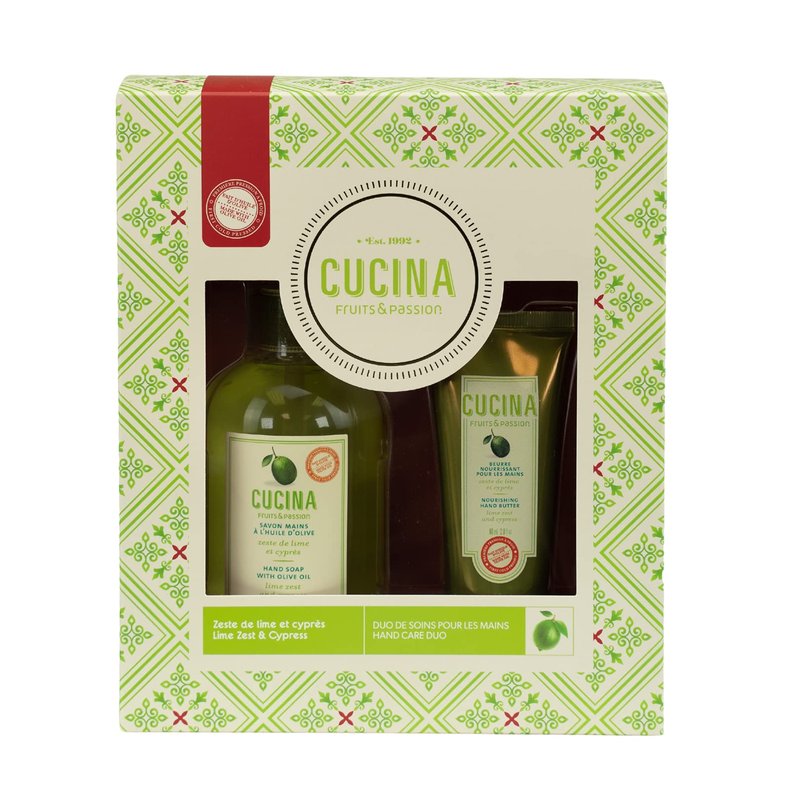 Fruits & Passion Lime Zest and Cypress Hand Care Duo