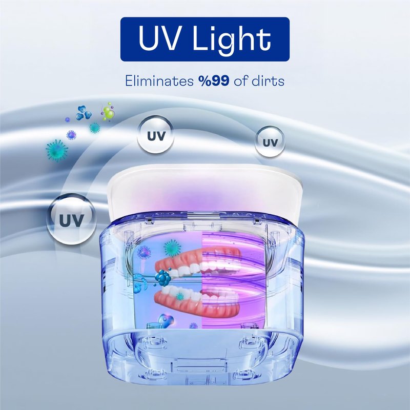 Melyshine Ultrasonic Retainer Cleaner Machine With Cleaning Solution, Tweezers and Cleaning Wipe & Ultrasonic Jewelry Cleaner, 3 Modes Cleaner For Retainers, 48 kHZ, 220 ml Ultrasonic Cleaner