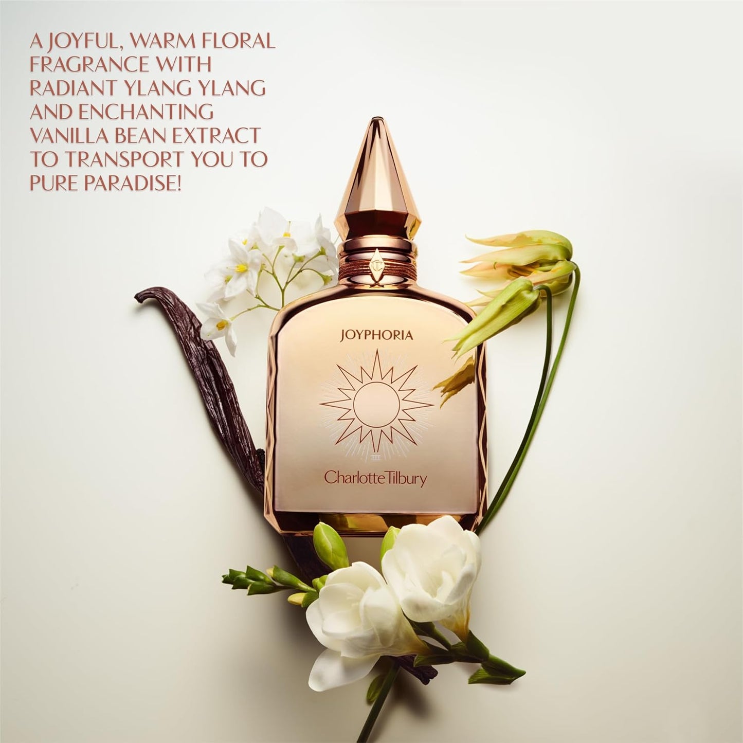 Charlotte Tilbury Joyphoria Eau De Parfum - Floral Vanilla Perfume with Pheromones | Long-Lasting Ylang Ylang & Neroli Notes