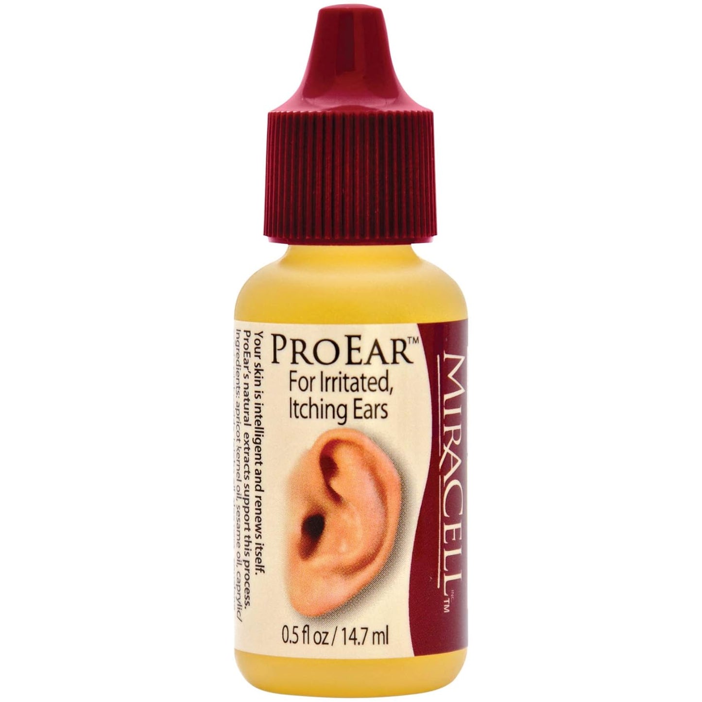 Ear Drops for Itchy Ears - Miracell ProEar Wax Softener for Adults & Babies | 0.5oz