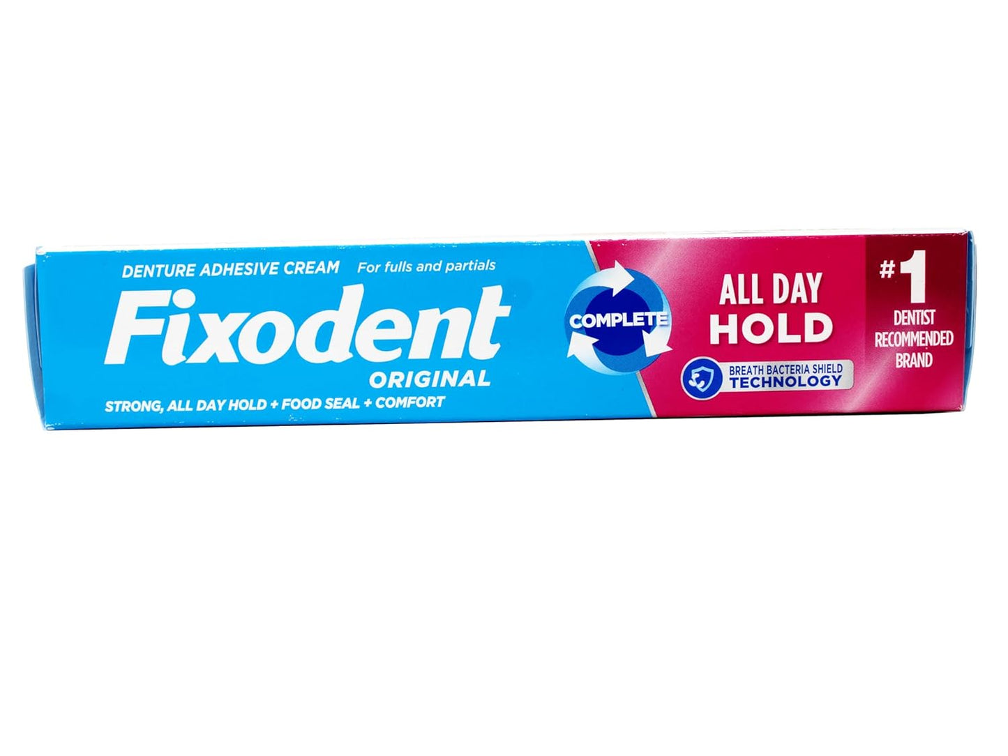 Fixodent Original Denture Adhesive Cream - Strong Hold, 2.4 oz | 4 Pack