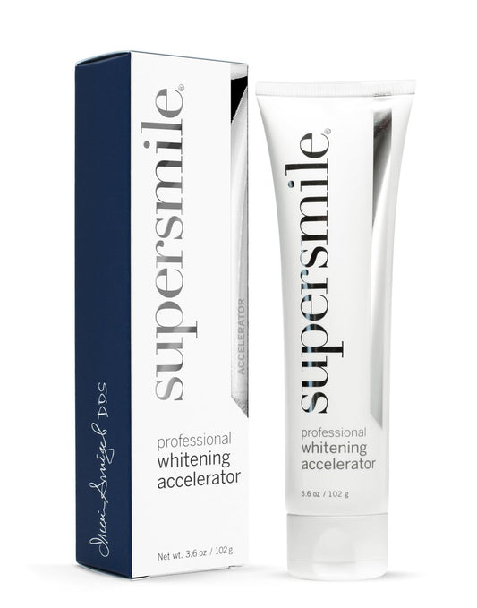 Supersmile Professional Whitening Accelerator - Powerful Whitening without Sensitivity - Safe and Effective on Dental Restorations (3.6 Oz)