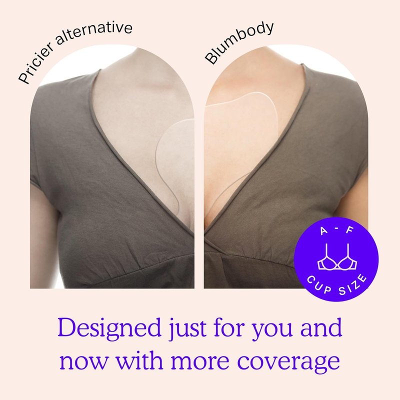 BLUMBODY Chest Wrinkle Pads - Anti-Wrinkle Silicone Patches for Firming & Smoothing | Reusable Overnight Neck & Décolleté Care (1-Month Supply)