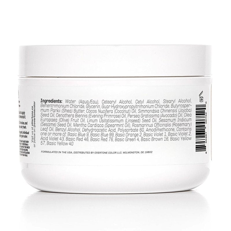 Overtone Semi-Permanent Hair Color Conditioner - Extreme Yellow, Nourishing Color Depositing Mask | 8 oz, Vegan & Cruelty-Free