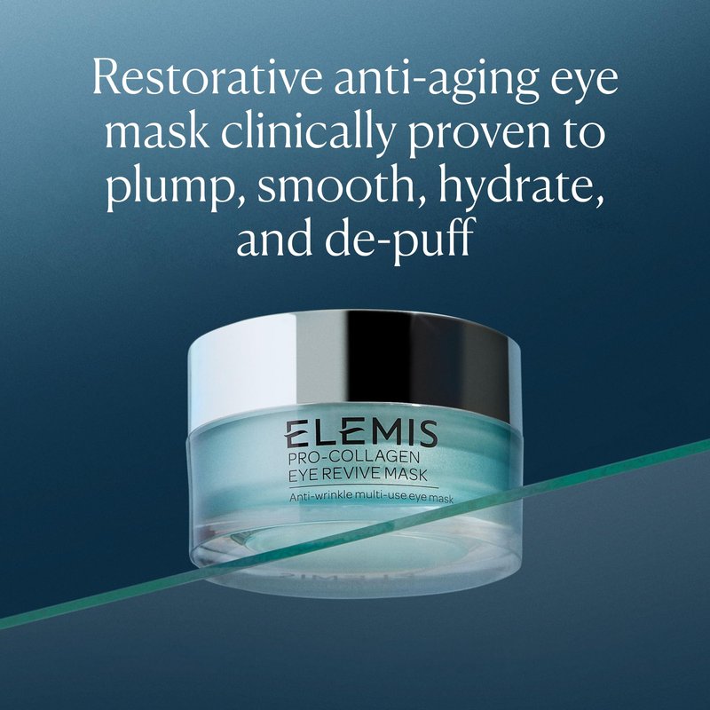 ELEMIS Pro-Collagen Eye Revive Mask 15ml, Hydrating Eye Mask for Brightening, Plumping & Reducing Wrinkles, Overnight Mask for Plump and Hydrated Skin