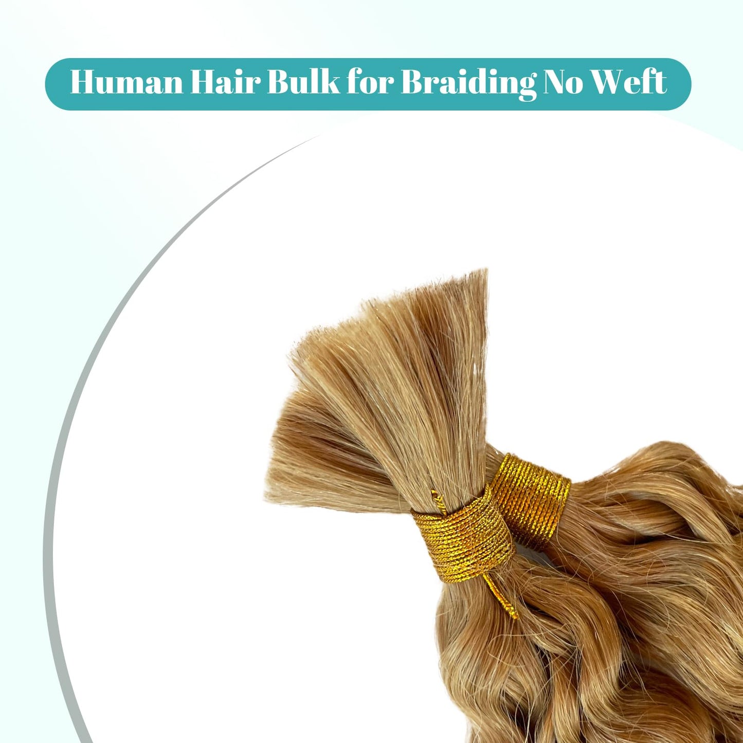 Human Braiding Hair for Boho Braids Human Hair Braiding Hair 100g 2 Bundles 14 Inch Curly Boho Hair for Braiding Knotless Deep Water Wave Bulk Human Hair for Braiding Bohemian Hair