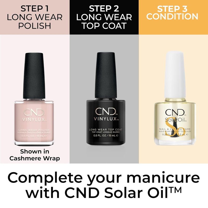 CND Vinylux Pink Nail Polish - Longwear Gel-Like Shine & Chip Resistant | 0.5 Fl Oz