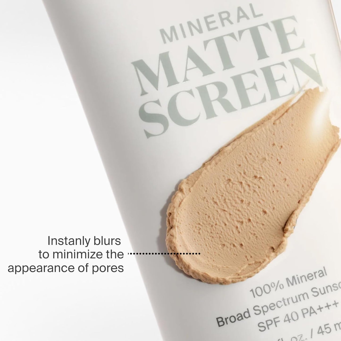 Supergoop! Mineral Mattescreen SPF 40 - Oil-Free, Broad Spectrum Sunscreen | Minimizes Pores & Controls Shine