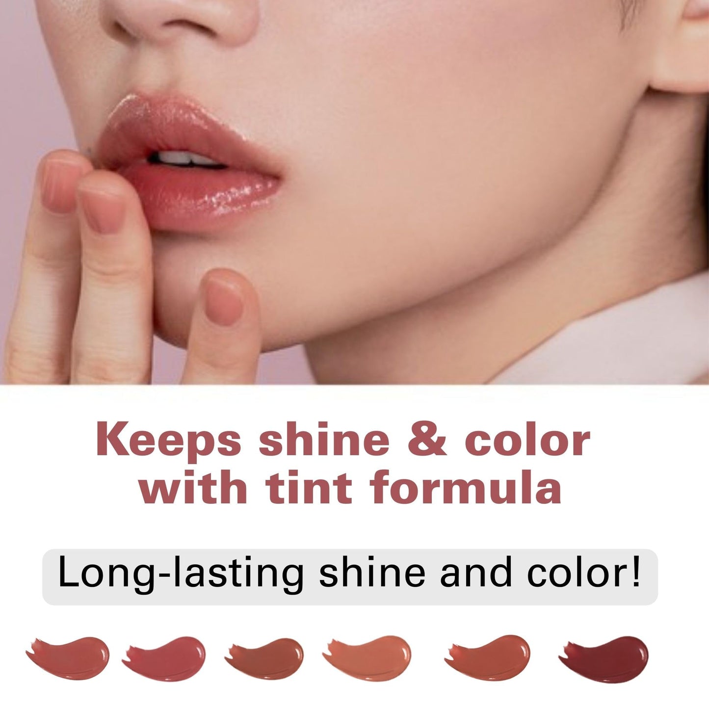 Daisy Doll Lip Stealer 3-in-1 Juicy Lip Stain+ Lip Oil for Women for Hydrating Lip Balm & Tinted Lip Gloss with Vitamin E & Shea Butter, Moisturizing Lip Gloss, Red-Brown Lipstick, Made in Japan
