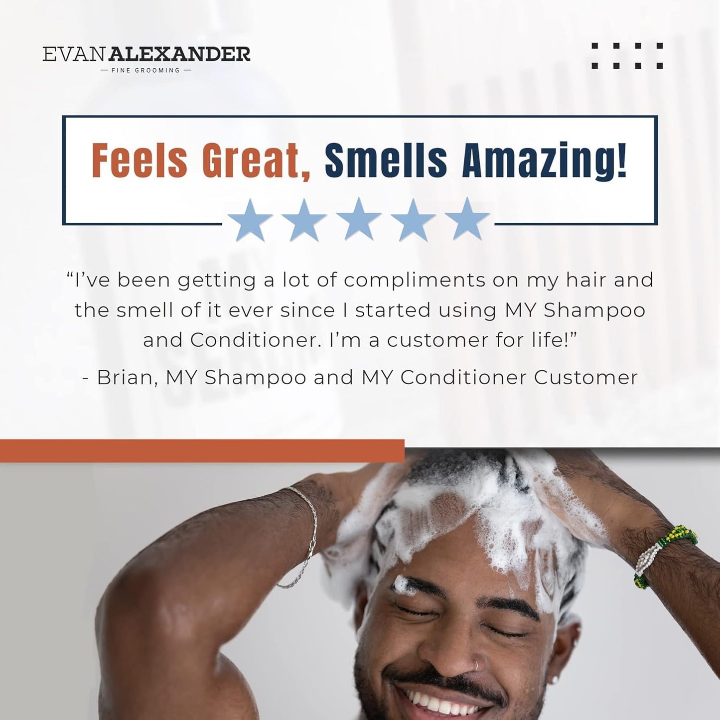Evan Alexander Grooming MY Shampoo - Hair Growth Support & Scalp Nourishment with Peppermint Oil | 8 oz, Vegan, Great Scent
