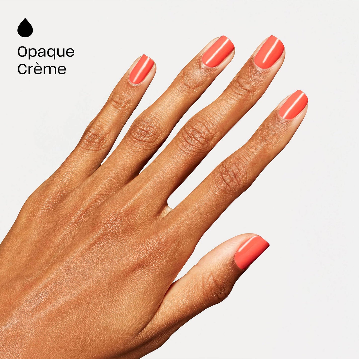 OPI Nail Lacquer Shrimp Cocktail | Opaque Medium Warm Sunset Orange Crème Chip Resistant Nail Polish | The New OPIcons Collection | Spring 2026