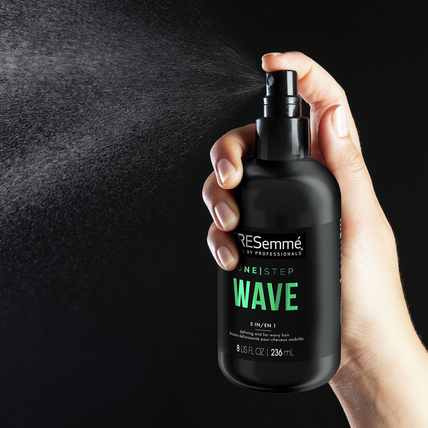TRESemmé One Step 5-in-1 Leave-In Hair Styling Mist for Wavy Hair Wave Defining Mist Hair Care Product to Enhance Natural Waves 8 oz