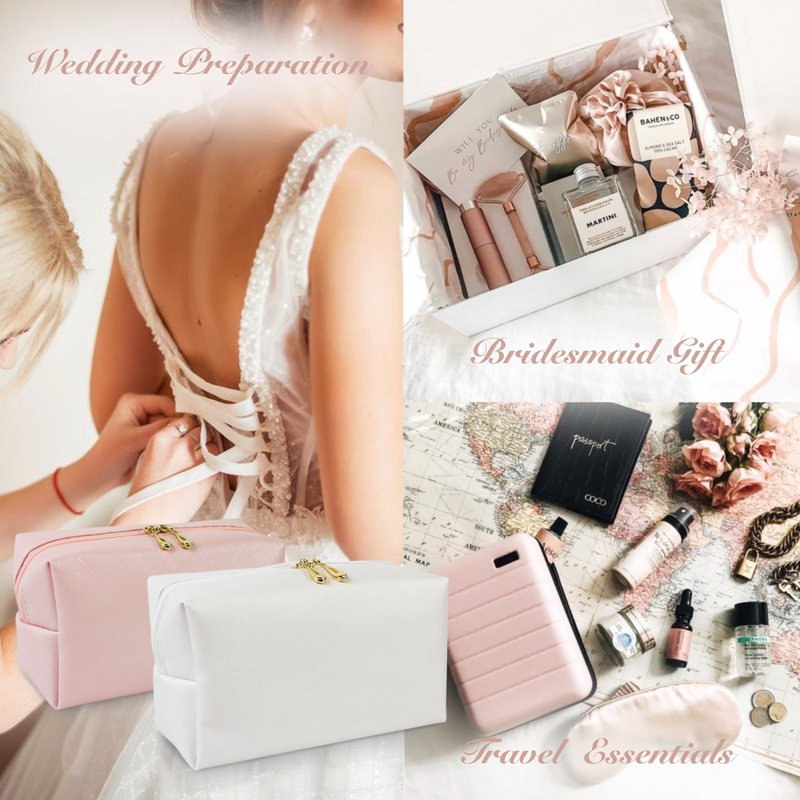 ARK Survivor Women's Wedding Emergency Kit 39 Essential Items for Brides Team Bride All in One Travel Kit Personal Care Women's Travel Set (Blush Bliss Pink)