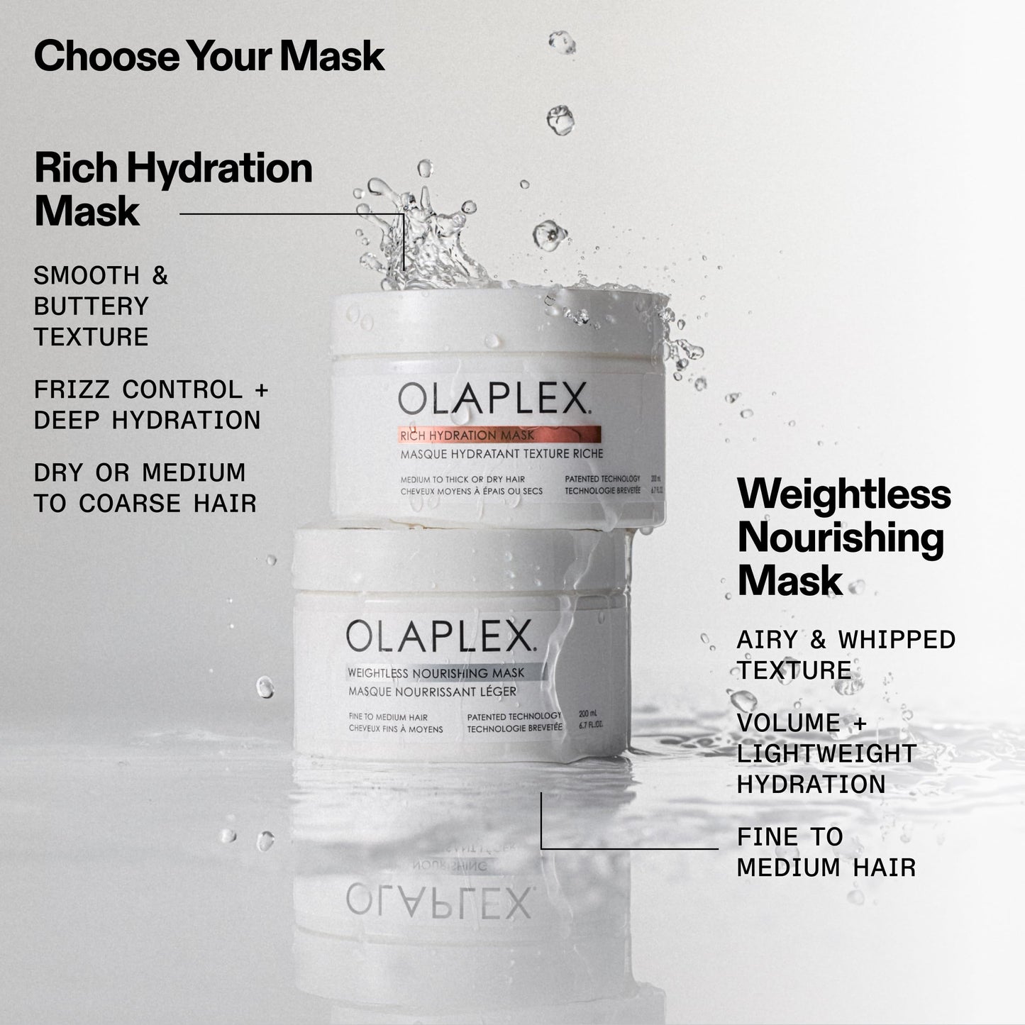 Olaplex Weightless Nourishing Mask: Cuticle Sealing Mask | Hydrate & Volumize | For Fine to Medium Hair, 200 ml / 6.7 Fl Oz