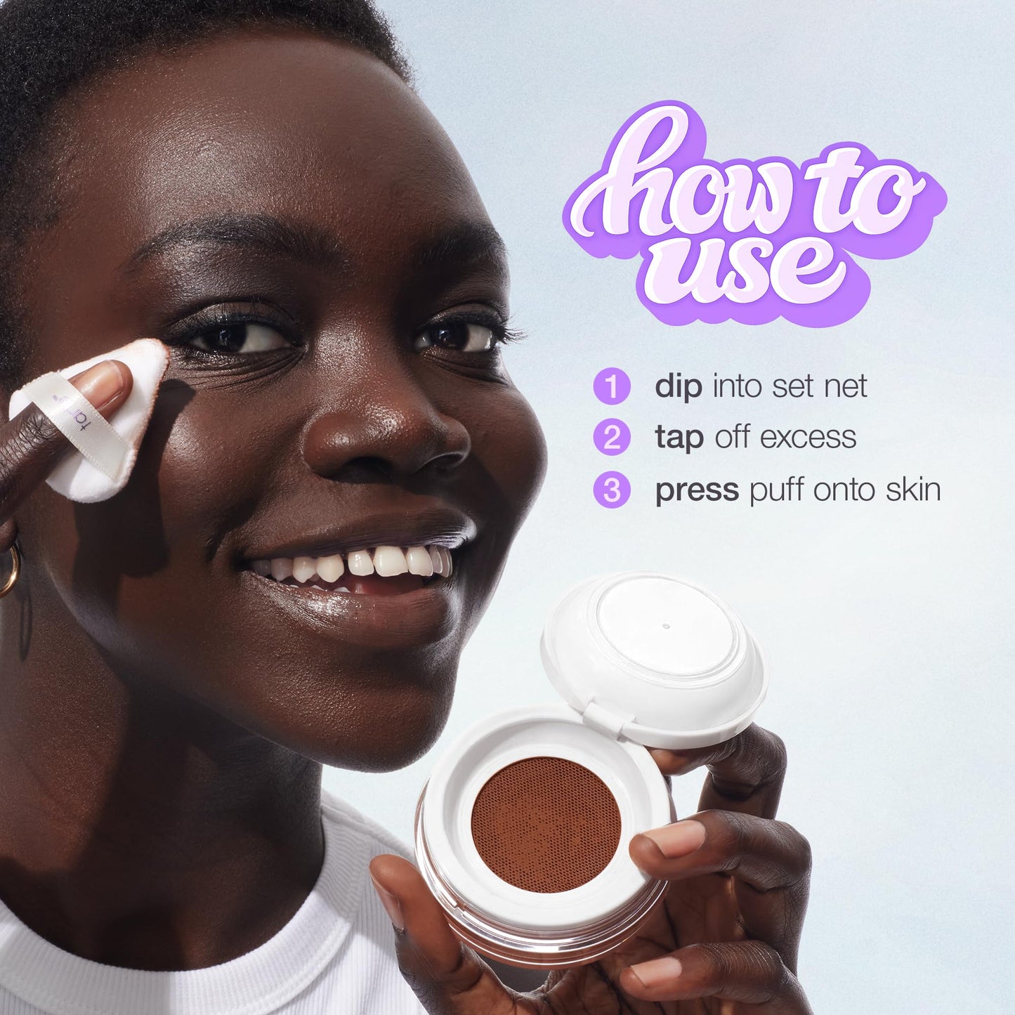 tarte creaseless setting powder – Loose Face Powder, Lightweight Oil-Absorbing Formula for Longwear Finish, Vegan & Cruelty-Free, full size, translucent