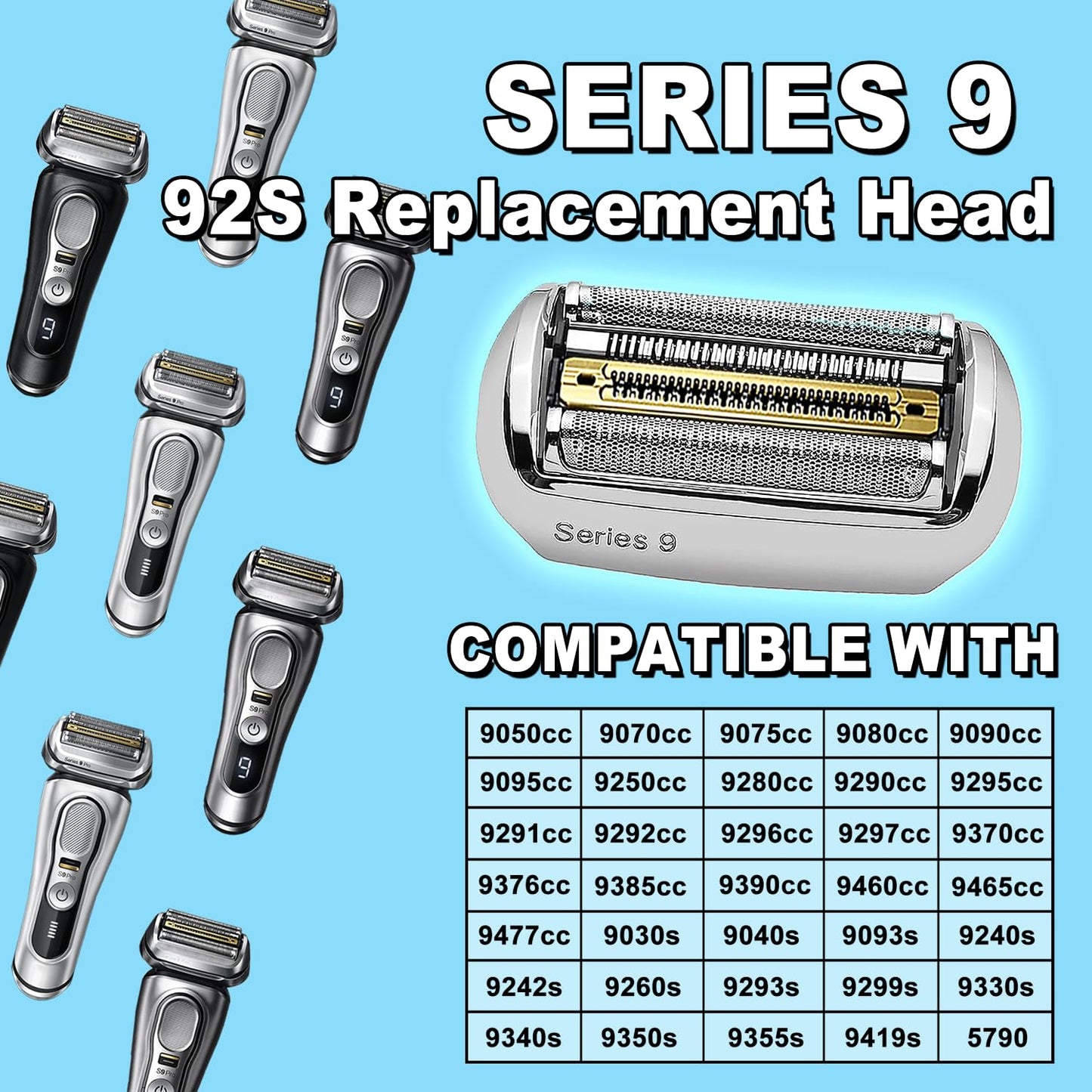 New Series 9 Electric Replacement Shaver Head Accessories