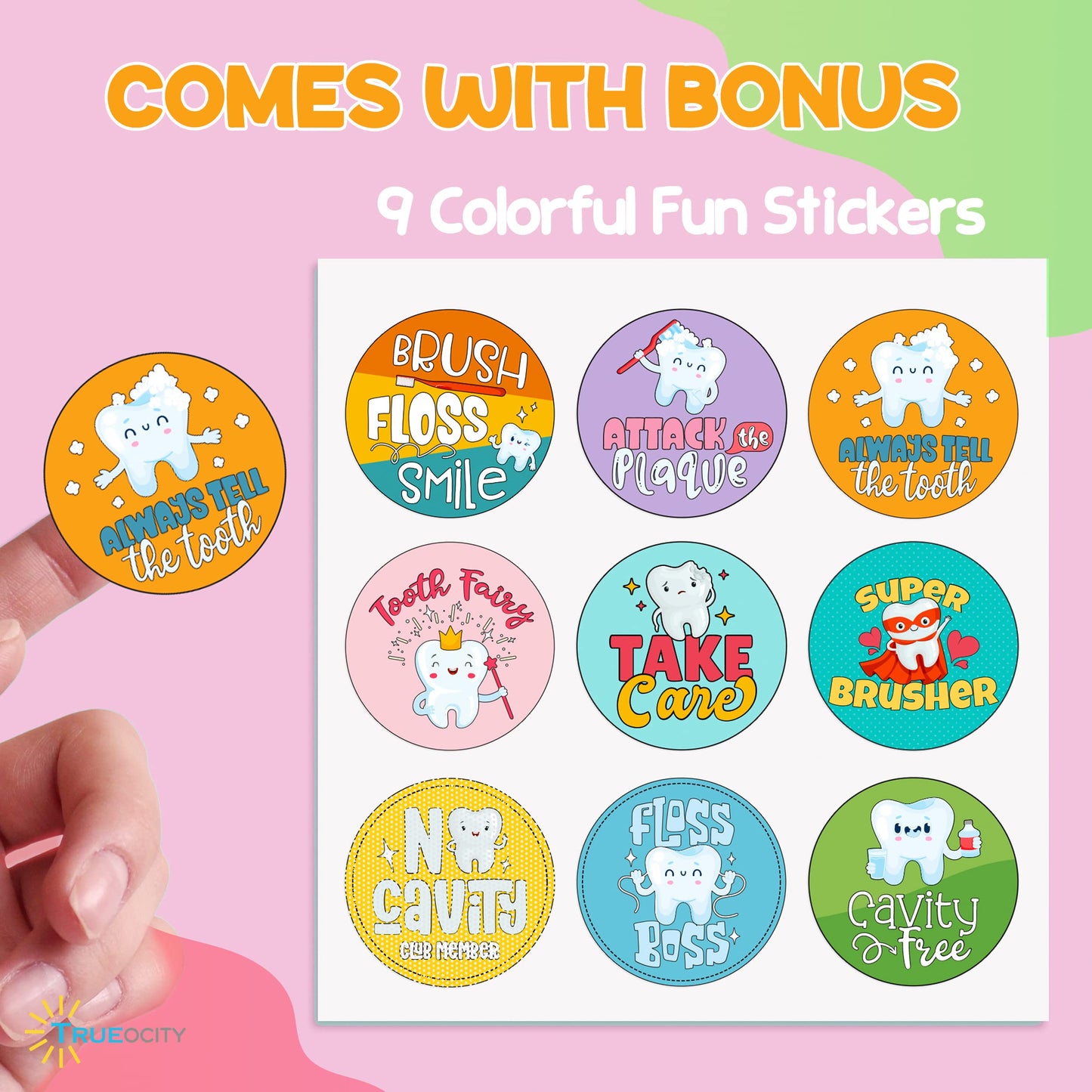 Biodegradable Kids Flossers -200 Pack, Natural Kids Floss Picks, Fluoride Free, Biodegradable Floss Pick, Organic Animal Dental Floss Picks, Dental Floss Sticks - 4 Fun Animal Designs