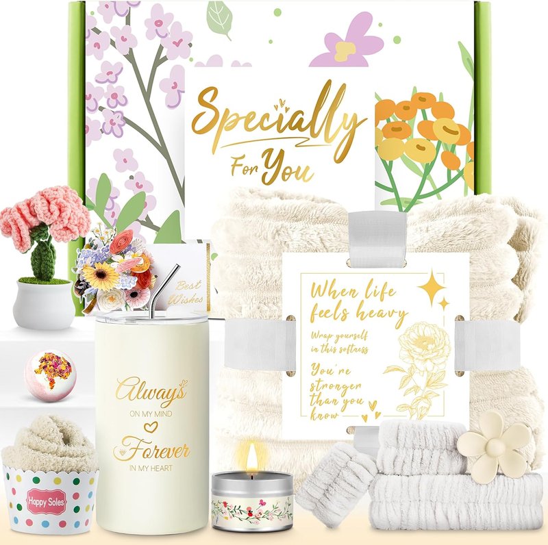 Unique Mother's Day Gifts | Relaxing Spa Gift Basket for Mom, Wife, Grandma - Thoughtful Care Package