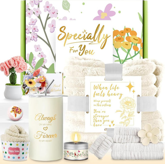 Unique Mother's Day Gifts | Relaxing Spa Gift Basket for Mom, Wife, Grandma - Thoughtful Care Package