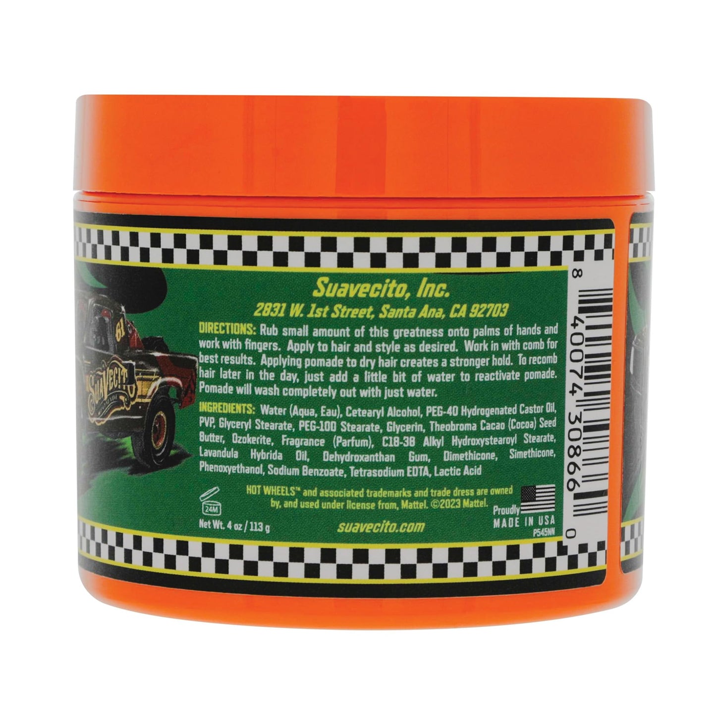 Suavecito Matte (No Shine) Formula - Medium Hold Hair Pomade For Men - Matte Hair Paste For Natural Texture Hairstyles