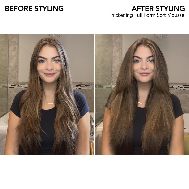 Bumble and bumble. Thickening Full Form Soft Hair Mousse | Volumizing Mousse Adds Heat Protection and Soft Hold | Anti Frizz | For Fine to Medium Straight, Wavy Hair Types, 5 Ounce (Pack of 2)