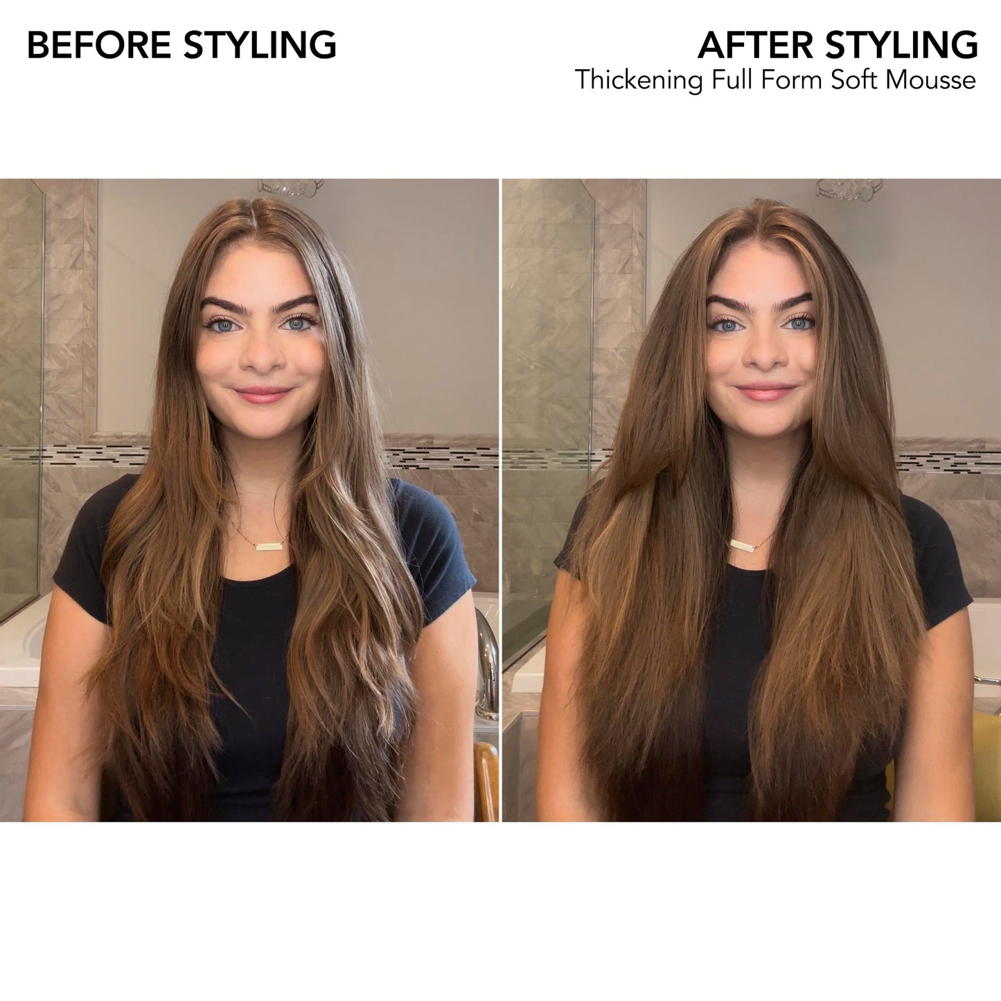 Bumble and bumble. Thickening Full Form Soft Hair Mousse | Volumizing Mousse Adds Heat Protection and Soft Hold | Anti Frizz | For Fine to Medium Straight, Wavy Hair Types, 5 Ounce (Pack of 2)