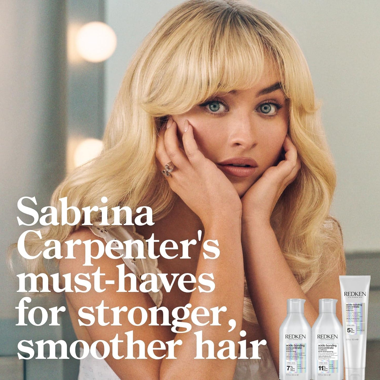Redken Acidic Bonding Concentrate Conditioner - Repair Damaged Hair, Strengthens Weak Strands, Sulfate-Free, With Citric Acid