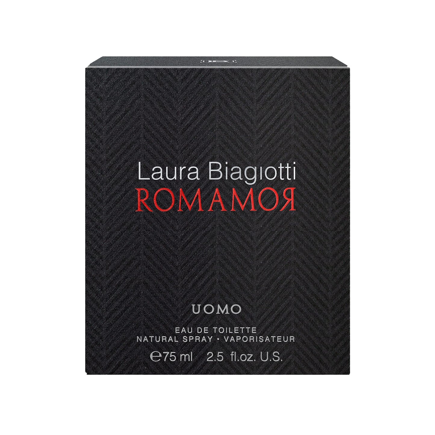 Laura Biagiotti Romamor - Cologne for Men - Amber Woody Fragrance - Perfume for Men with Grapefruit, Black Pepper, Vetiver and Ginger - 2.5 oz