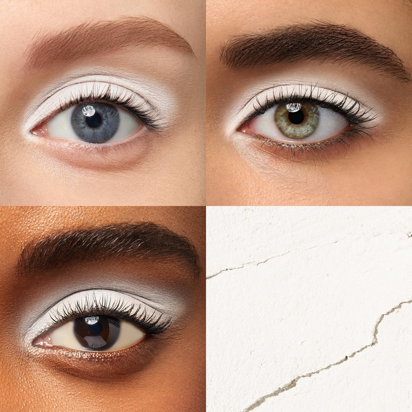 Julep Winter Gradiant Eyeshadow 101 Crème to Powder Waterproof Eyeshadow Stick Trio, Snowfall matte, Galaxy Grey Shimmer, & Smoky Amethyst Shimmer