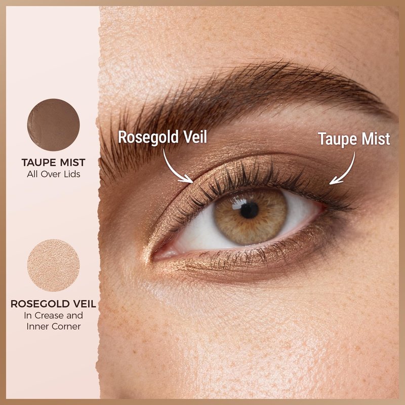 exmiloo Eyeshadow Stick - 2-in-1 Dual-Ended Cream Eye Shadow Stick - Matte &Shimmer Shades, Waterproof Long Lasting Eyeshadow for Everyday Eye Makeup, Crease-Proof, Vegan & Cruelty-Free